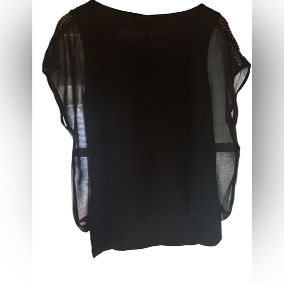 RE Order Black Beaded blouse NWOT - Picture 2 of 3